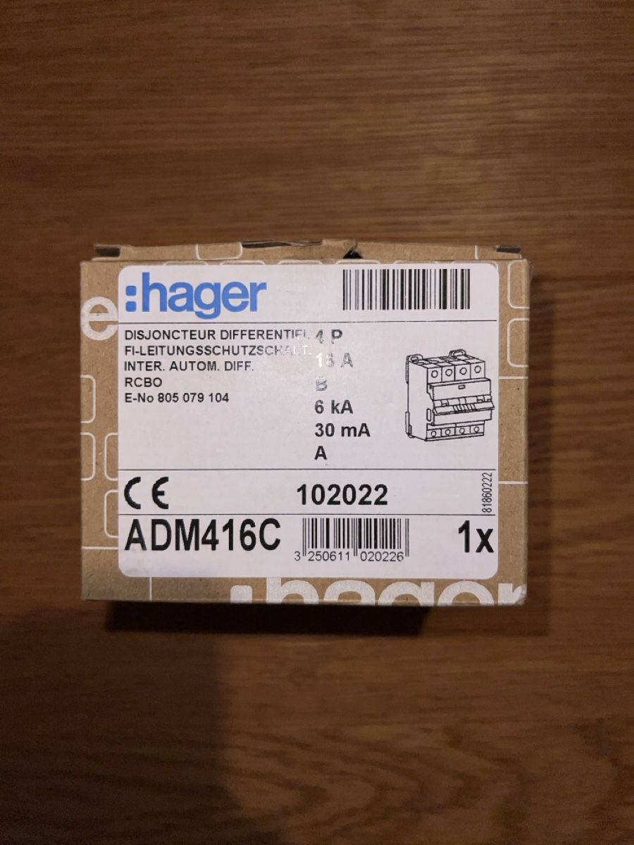Hager Interruttori: FI/LS B16 30mA – Nuovo e nell'imballaggio originale da Rueun venduto da cnu_8fur 1