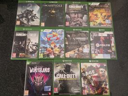 Lot de 11 jeux Xbox One