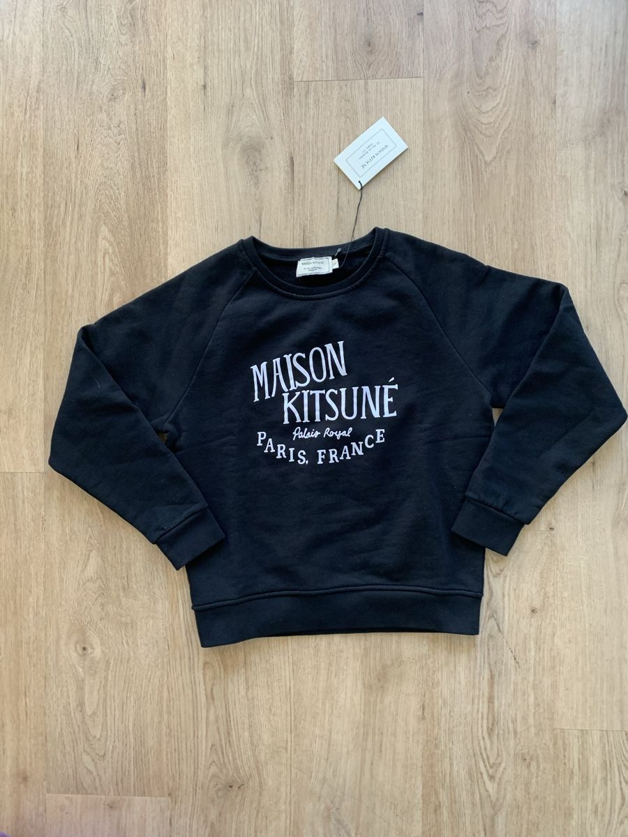 Maglioni & Felpe: Pull Sweat noir et blanc en coton maison Kitsune – Nuovo e nell'imballaggio originale da Genève venduto da rez_c6c6 1