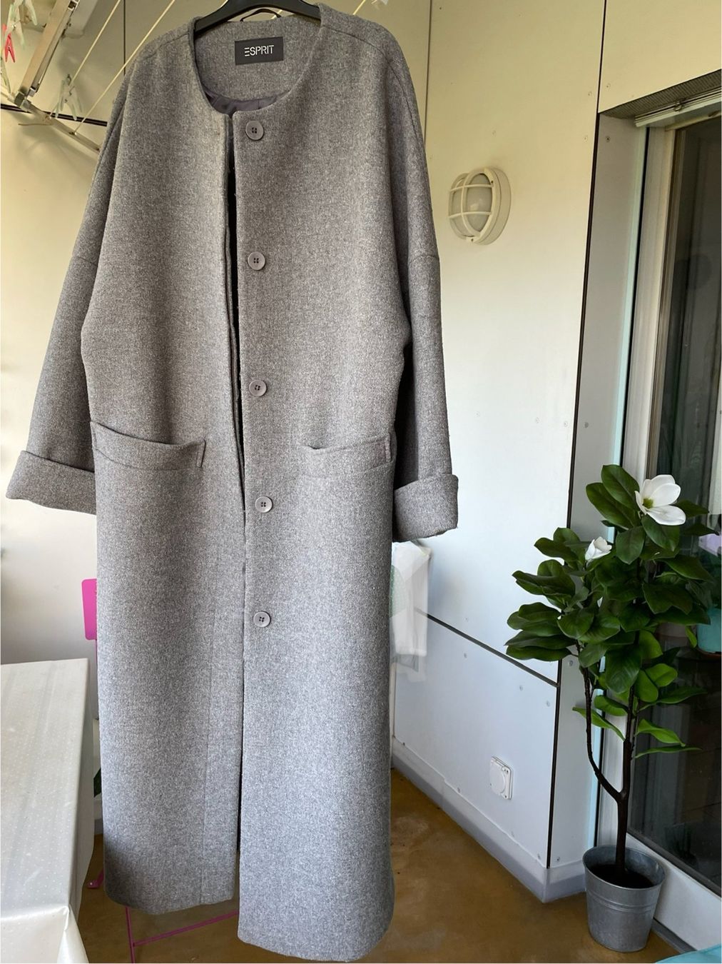 Esprit Cappotti: Warmer Mantel grau – Usato da Etoy venduto da Diadefin 2