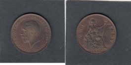1 Penny Grossbritanien 1935