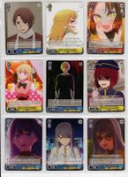 9 japanische Weiss Schwarz Karten aus der Serie Oshi No Ko