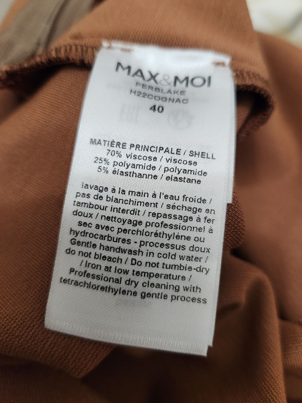 Max & Moi Pantalons: Pantalon marron Max & Moi, taille 40 - Chic Automne🍁 – D'occasion à Niedergösgen par Eva2410 7