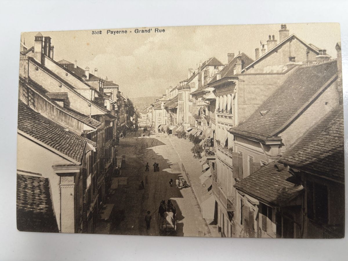 Cartoline postali: Payerne 3502 Grand’rue – Nuovo (secondo la descrizione) da Cousset venduto da Agorboss