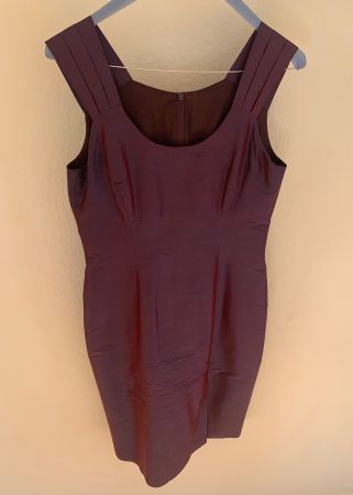 Schimmerndes Cocktailkleid von St. Emile aus 100% Seide