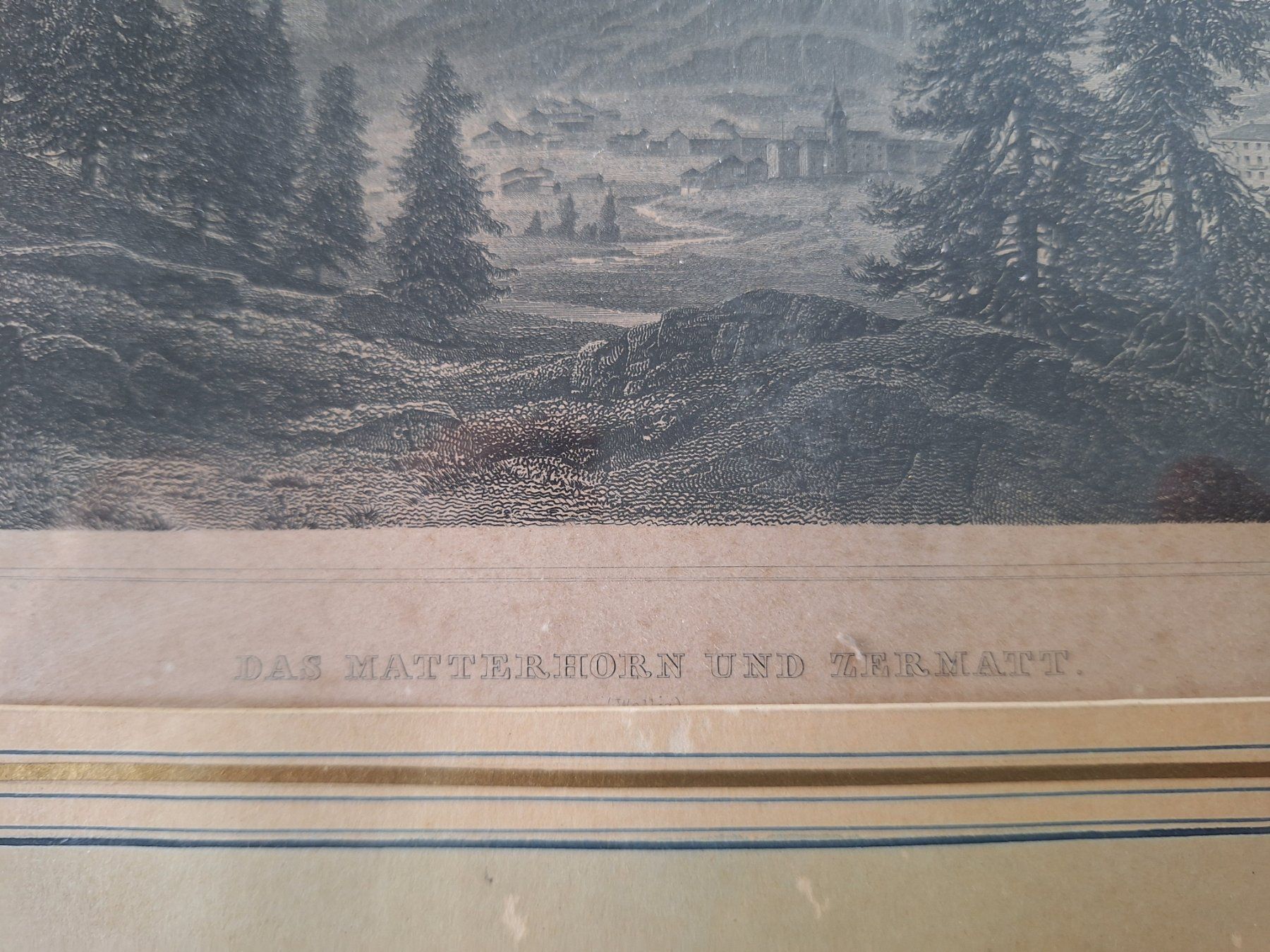 Gravures: MATTERHORN UND ZERMATT – D'occasion à Bevaix par bohrap 2