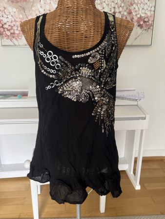 Tunika mit Pailletten, Grain de Malice, 38