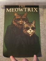 Affiche "The Meowtrix" - Chats Matrix stylé et drôle!