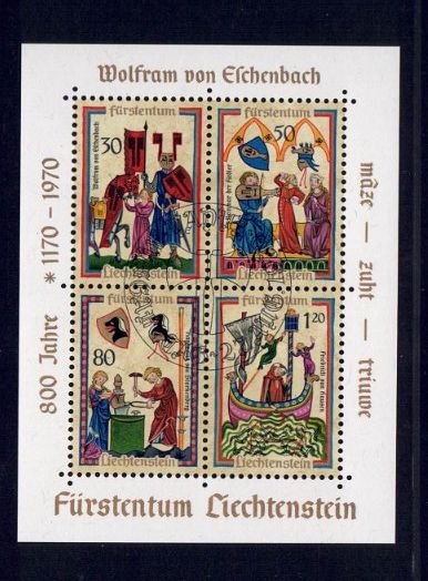 Tutti i francobolli: Liechtenstein Serie 4er Blocks 1970 – Nuovo (secondo la descrizione) da Pfäffikon ZH venduto da Romulus 4