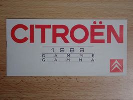 Citroen AX, BX, CX - Schweizer Prospekt 9.88 - K040