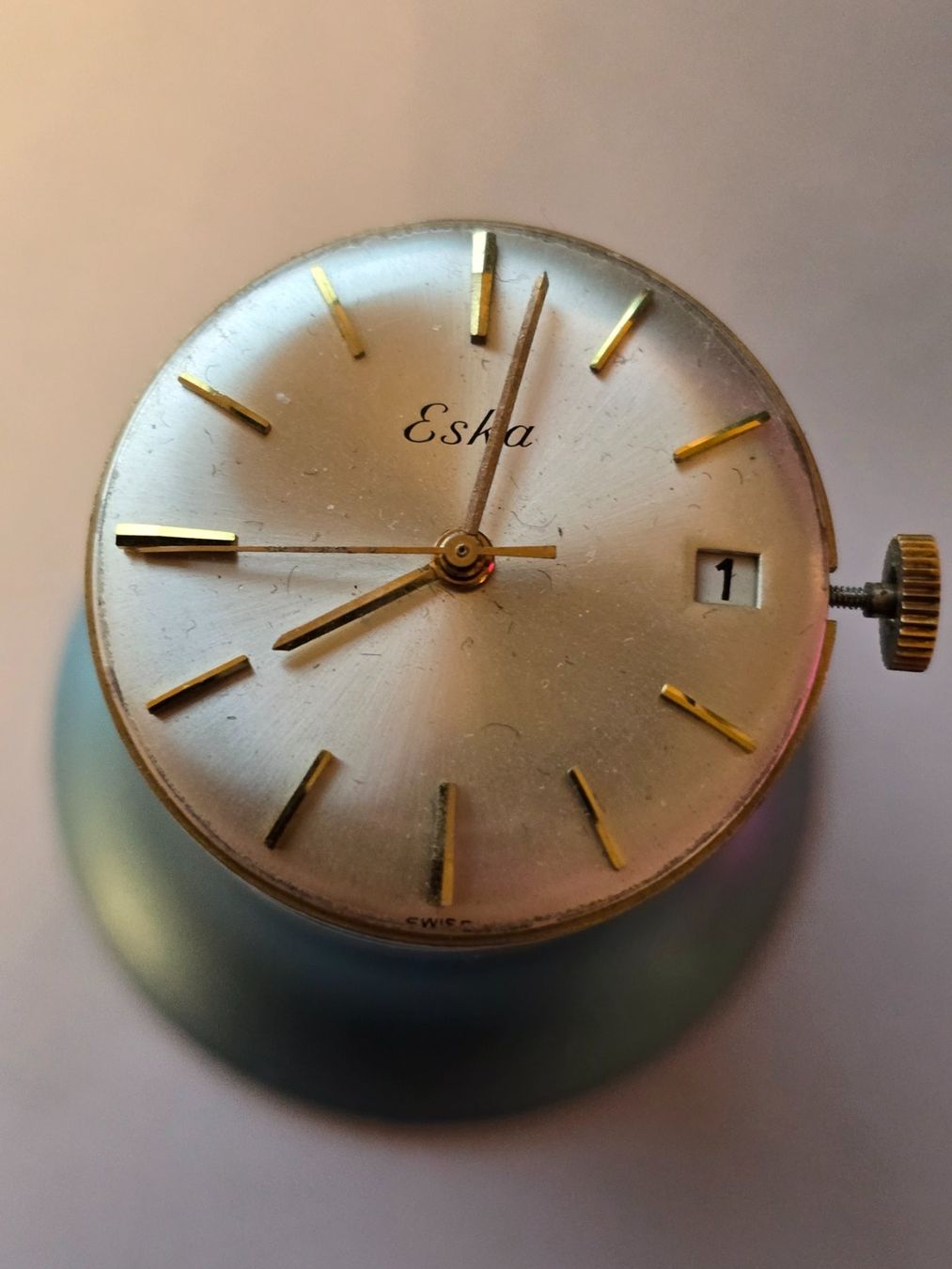 Eta Orologi: Mouvement ETA 2522 graver Eska – Difettoso da Tramelan venduto da Nirdan