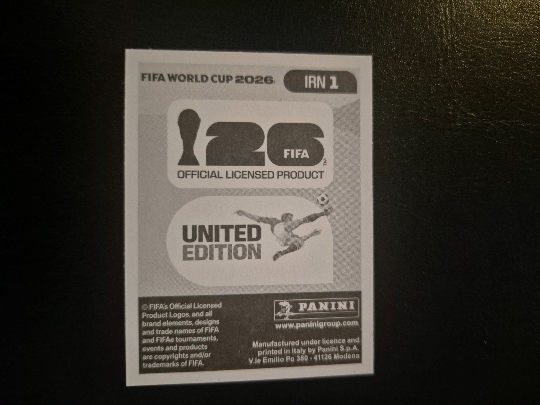 Panini Carte collezionabili: Panini WM 26 IRN 1 – Nuovo (secondo la descrizione) da Rorschacherberg venduto da AJ3108 1