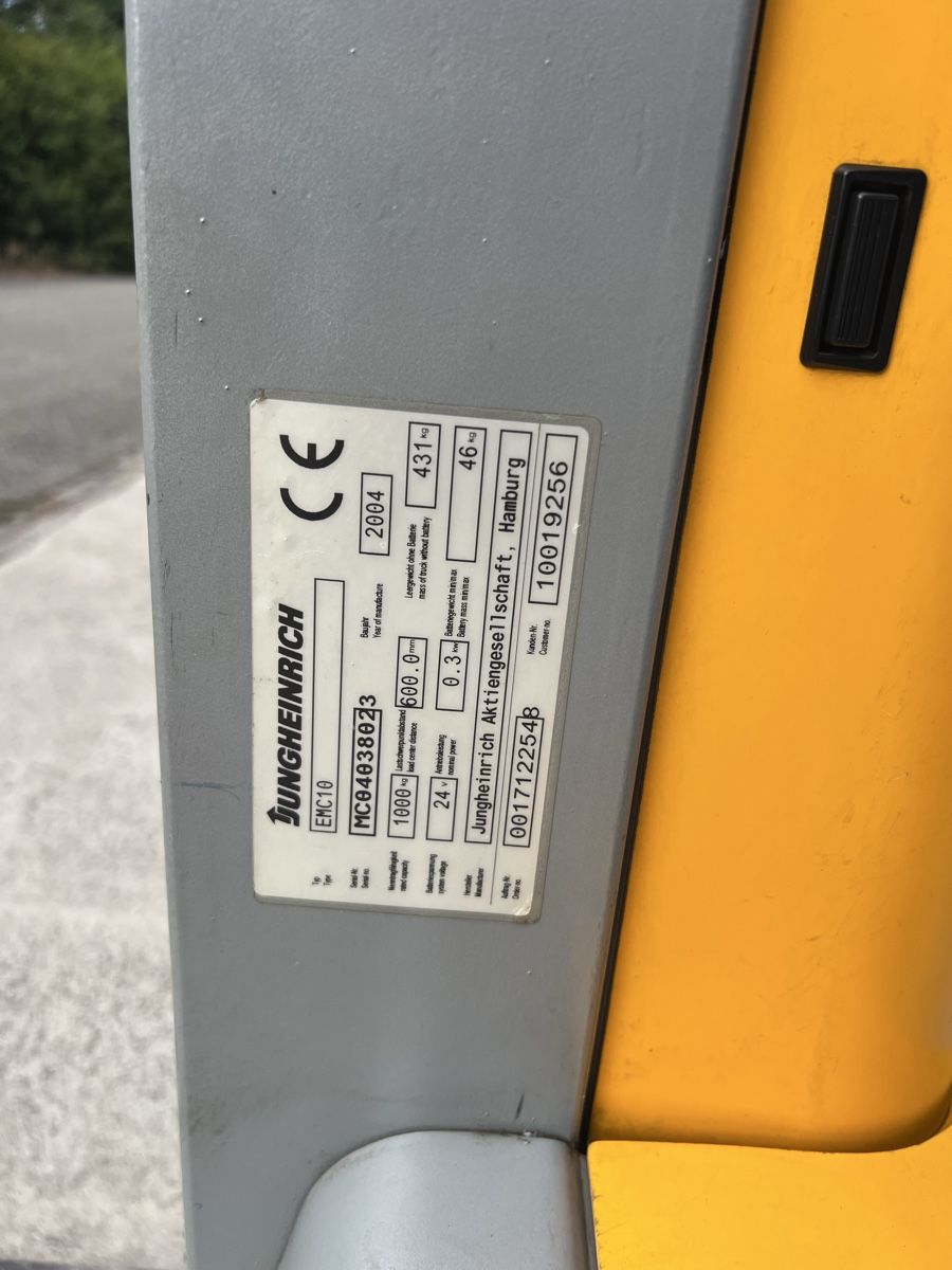 Jungheinrich Carrelli elevatori e a forche: Jungheinrich EMC10 – Usato da Schaffhausen venduto da Werk.24 2