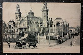 ZURICH 1902 - PFERDEKUTSCHE - MIT MANGEL ! .