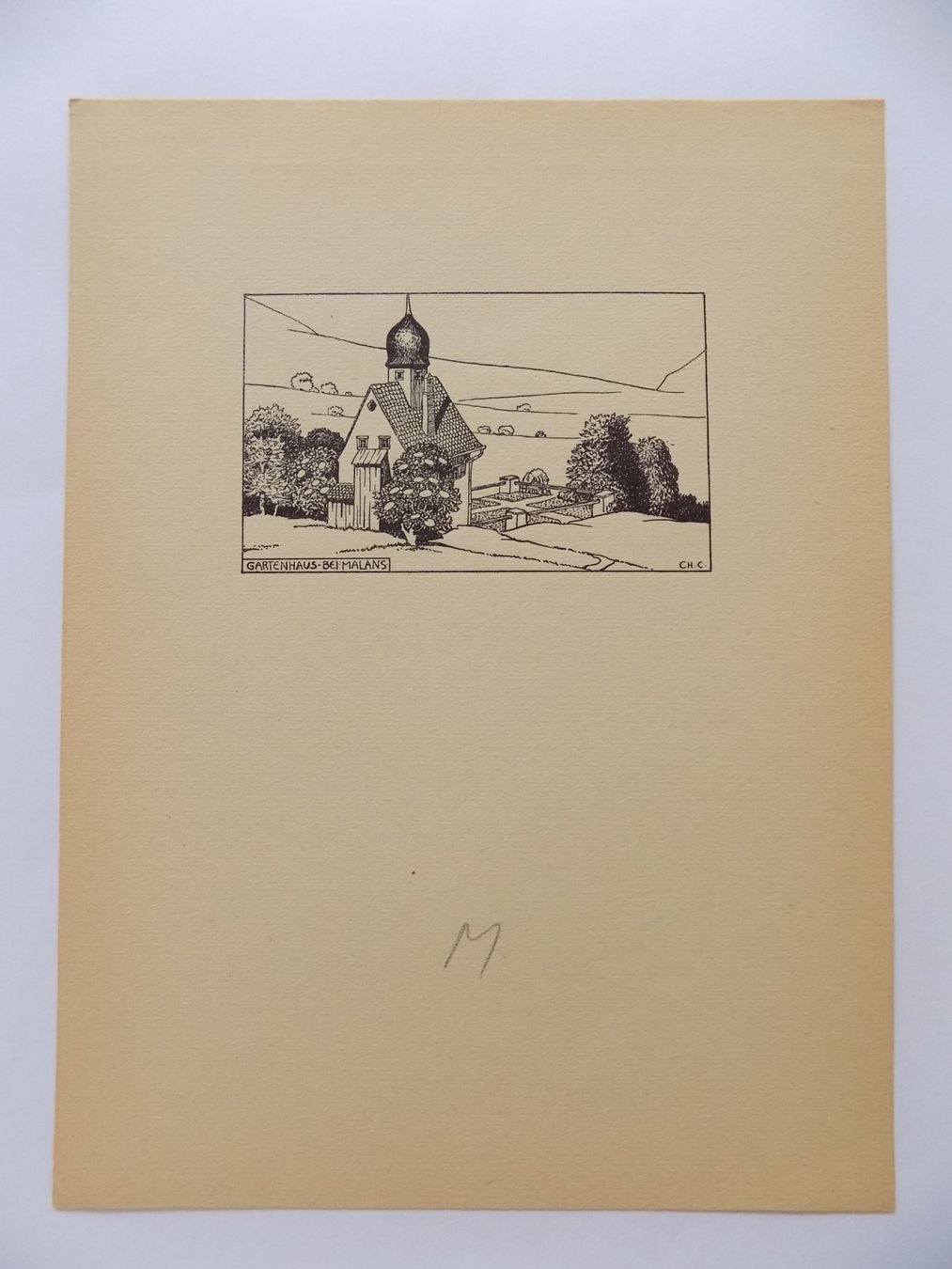 Gravures: Gartenhaus bei Malans – D'occasion à Risch par Rischli15
