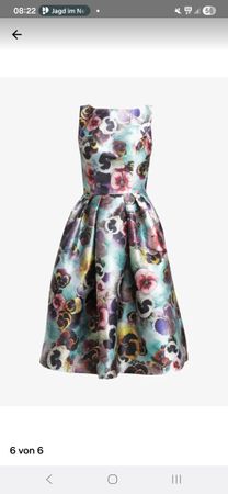 Sommerliches Trachtenkleid mit Blumenmuster Grösse 36