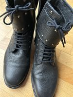Boots, schwarz, Gr. 38, mit Nieten