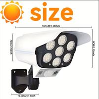NEUE Solarlampe Wandmontage mit Fernbedienung - 226426