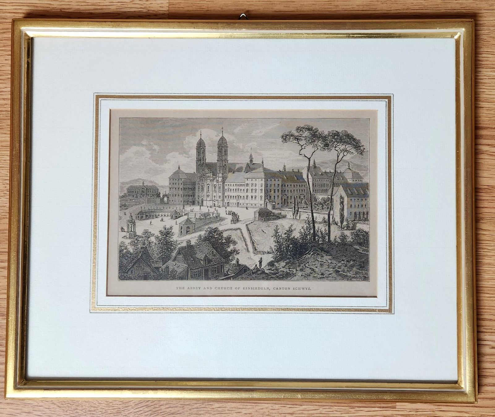 Gravures: Holzstich Kloster Einsiedeln 1880 – D'occasion à Eschenbach LU par Spookyman
