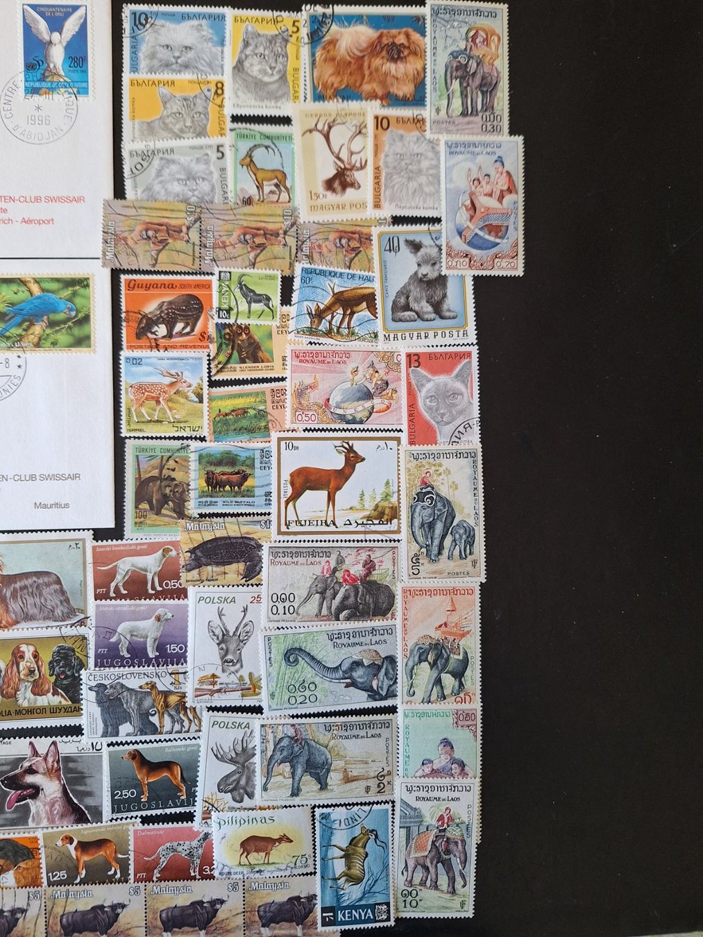 Tutti i francobolli: Grosse Vögel und Tiere-Sammlung – Usato da Genolier venduto da Antoine30 5