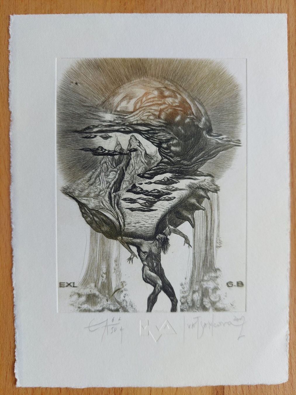Dipinti: Exlibris Iva Tsankova - Original Radierung signiert – Usato da Obfelden venduto da Exlibris-Art