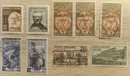 Lote sellos Italia - Trieste