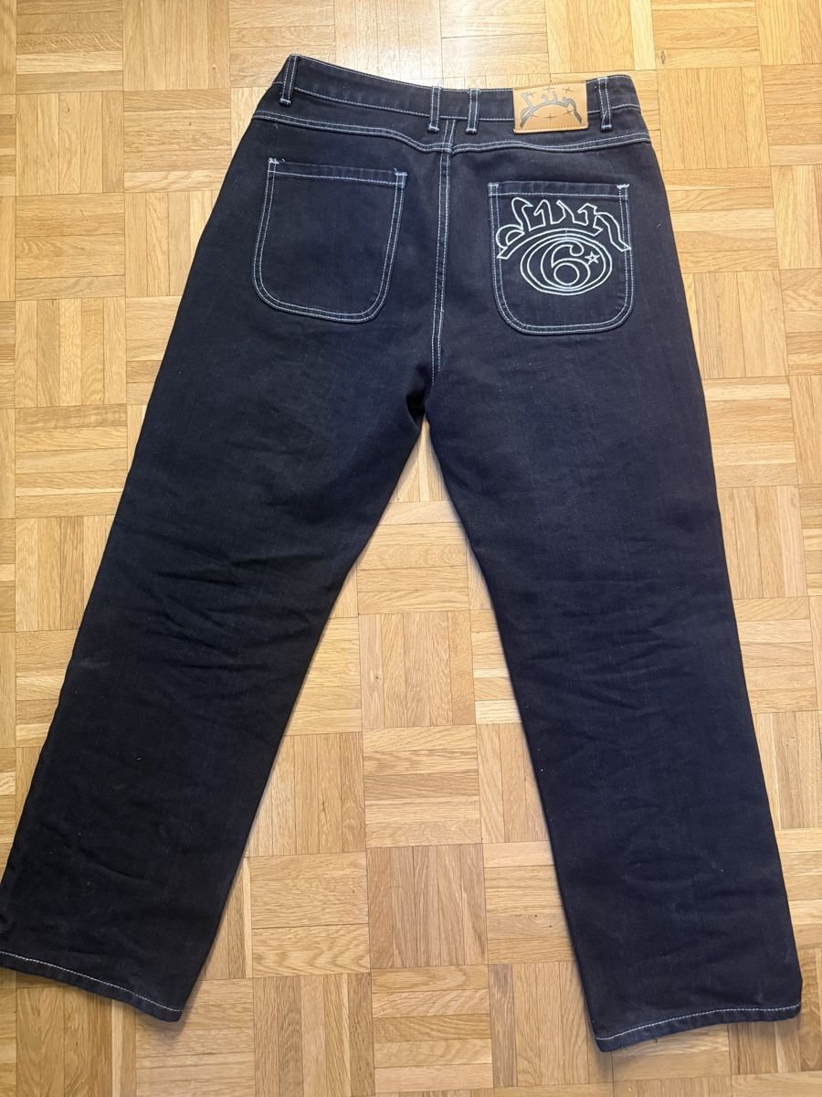 Pantaloni: Pantalon Denim noir -- taille S – Nuovo (secondo la descrizione) da Le Lignon venduto da teo_zb9h 1