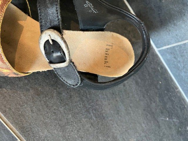 Think Scarpe da donna: Sandale der Marke Think, Grösse 38, Braun/gemustert – Nuovo (secondo la descrizione) da Märwil venduto da Yvonne034 2