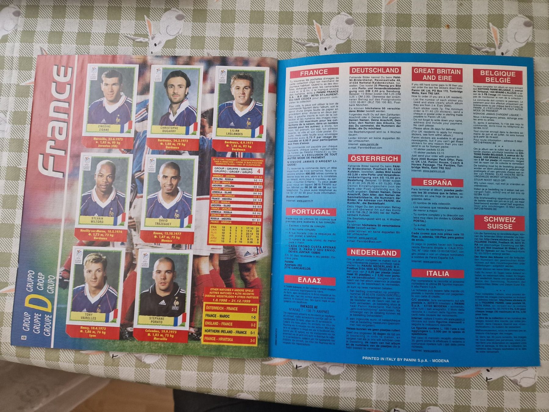 Panini Carte collezionabili: Panini euro 2000 Album – Usato da Adliswil venduto da vendor123 5
