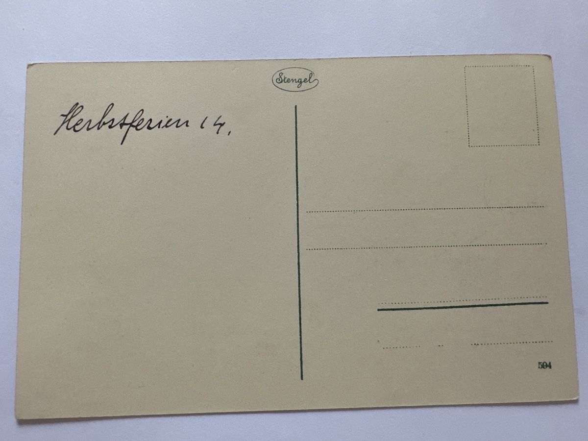 Cartoline postali: Aarau 1914, allgemeine Ersparniskasse – Usato da Frauenfeld venduto da aluma14 3