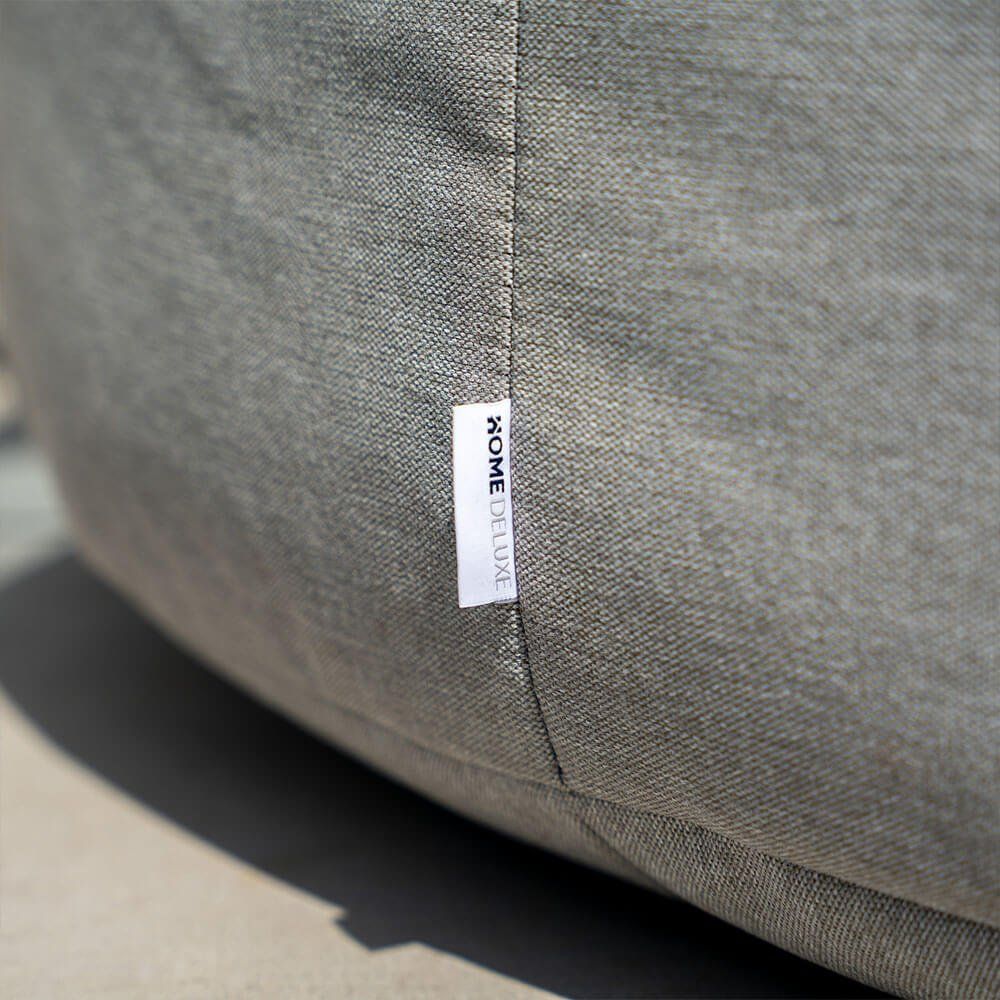 Poltrone: XXL Sitzsack mit Hocker MAGGY - Hellgrau – Nuovo e nell'imballaggio originale da Wallenwil venduto da toesstal-vertrieb 4
