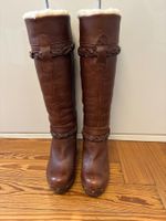 Ugg Savanna Clog Boots Shearling / Leather EU 37