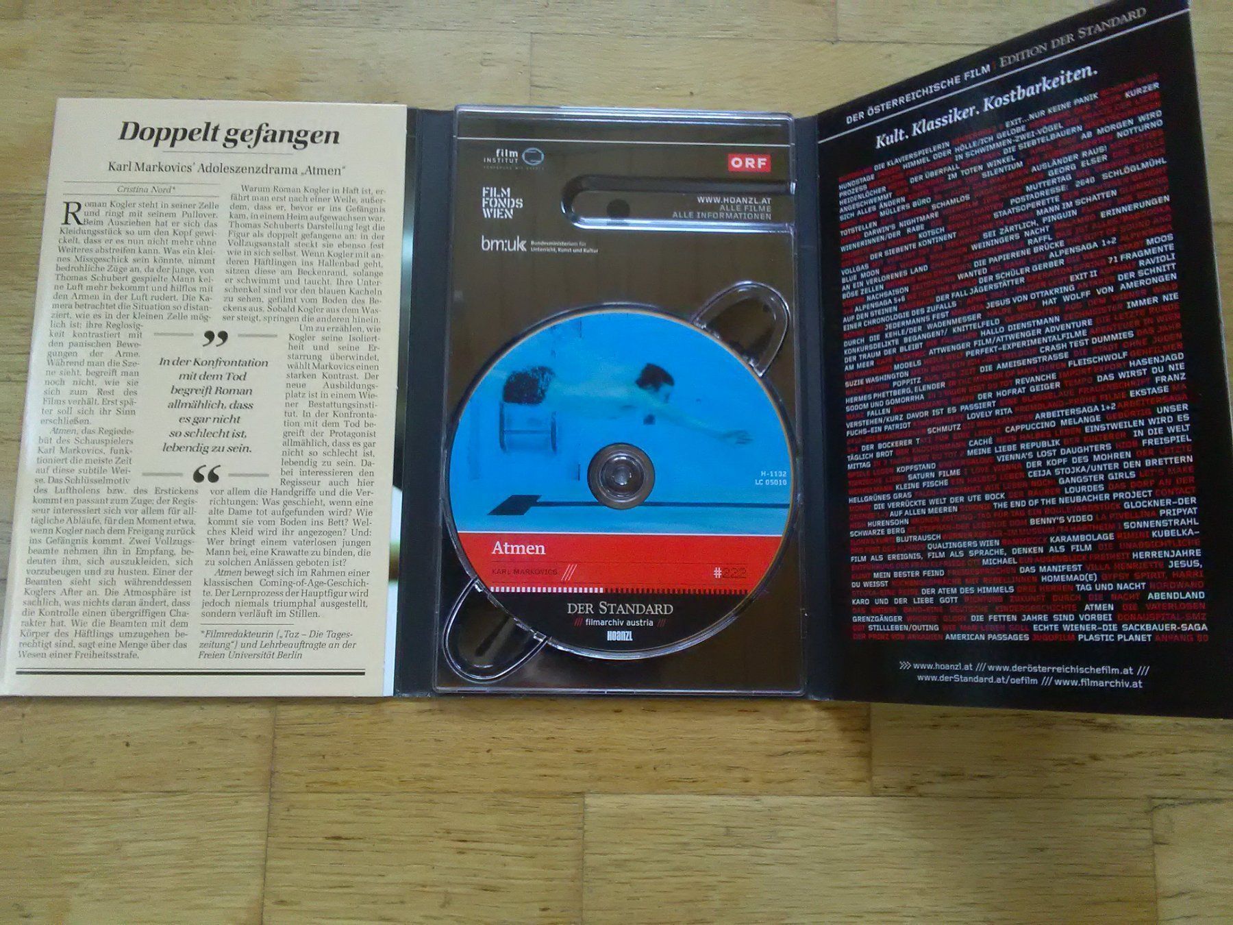 Alle DVDs: Atmen                                                ©'2011 – Gebraucht aus St. Gallen von elk2021 2