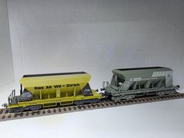 Liliput SBB Kies AG Wil + Vigier Güterwagen HO DC (2 Stück)