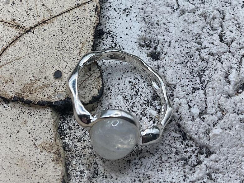 Ringe: Silberring mit Mondstein, Sterlingsilb. Gr. 55 – Neu (gemäss Beschreibung) aus Luzern von S.Kern01 4