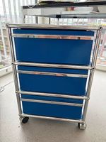 USM Haller Rollcontainer / Rollkorpus - Enzianblau
