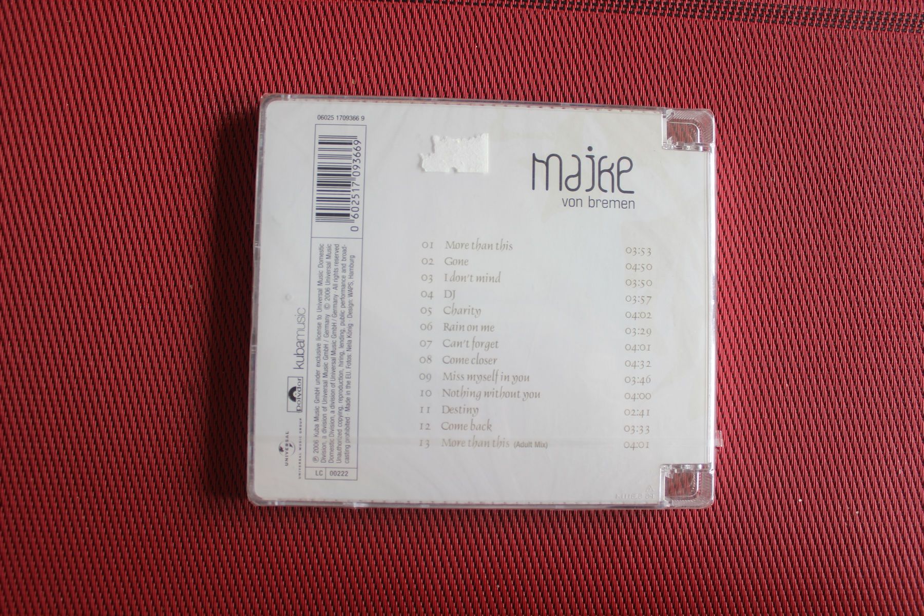 CD: MAIKE VON BREMEN "CLOSER" CD NEUWARE – Nuovo e nell'imballaggio originale da Geroldswil venduto da CD-Verkauf-2022 1