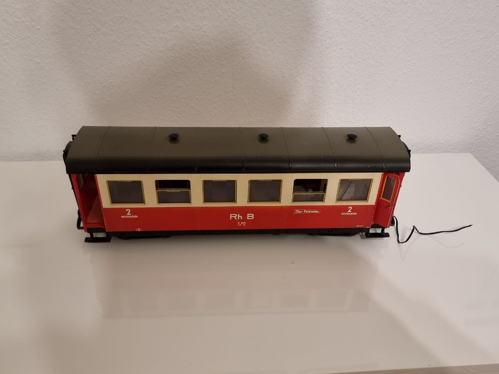 LGB RhB Personenwagen mit Licht | Kaufen auf Ricardo