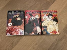 Manga Jujutsu Kaisen 2,3,5 Top Zustand!