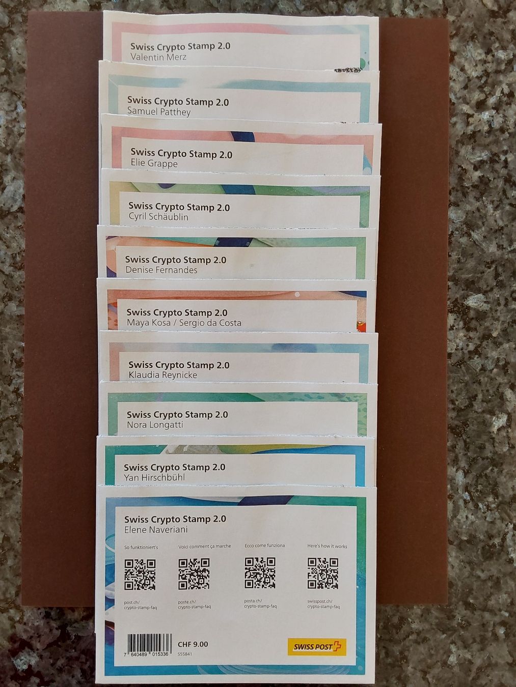 Tutti i francobolli: Swiss Crypto Stamp 2.0 – Nuovo (secondo la descrizione) da Stansstad venduto da grimmli77 3