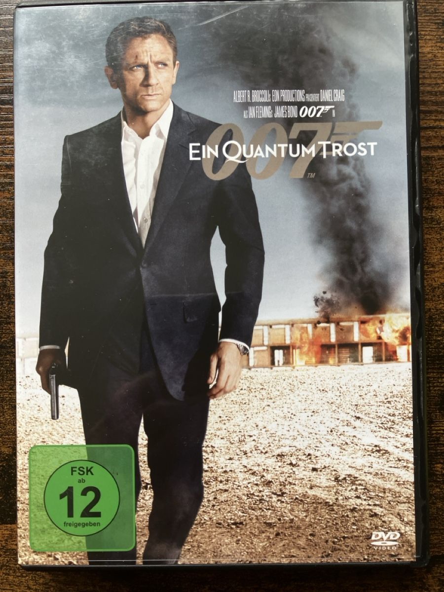 Tutti i DVDs: 007 Ein Quantum Trost DVD – Usato da Glarus venduto da Jhuber78