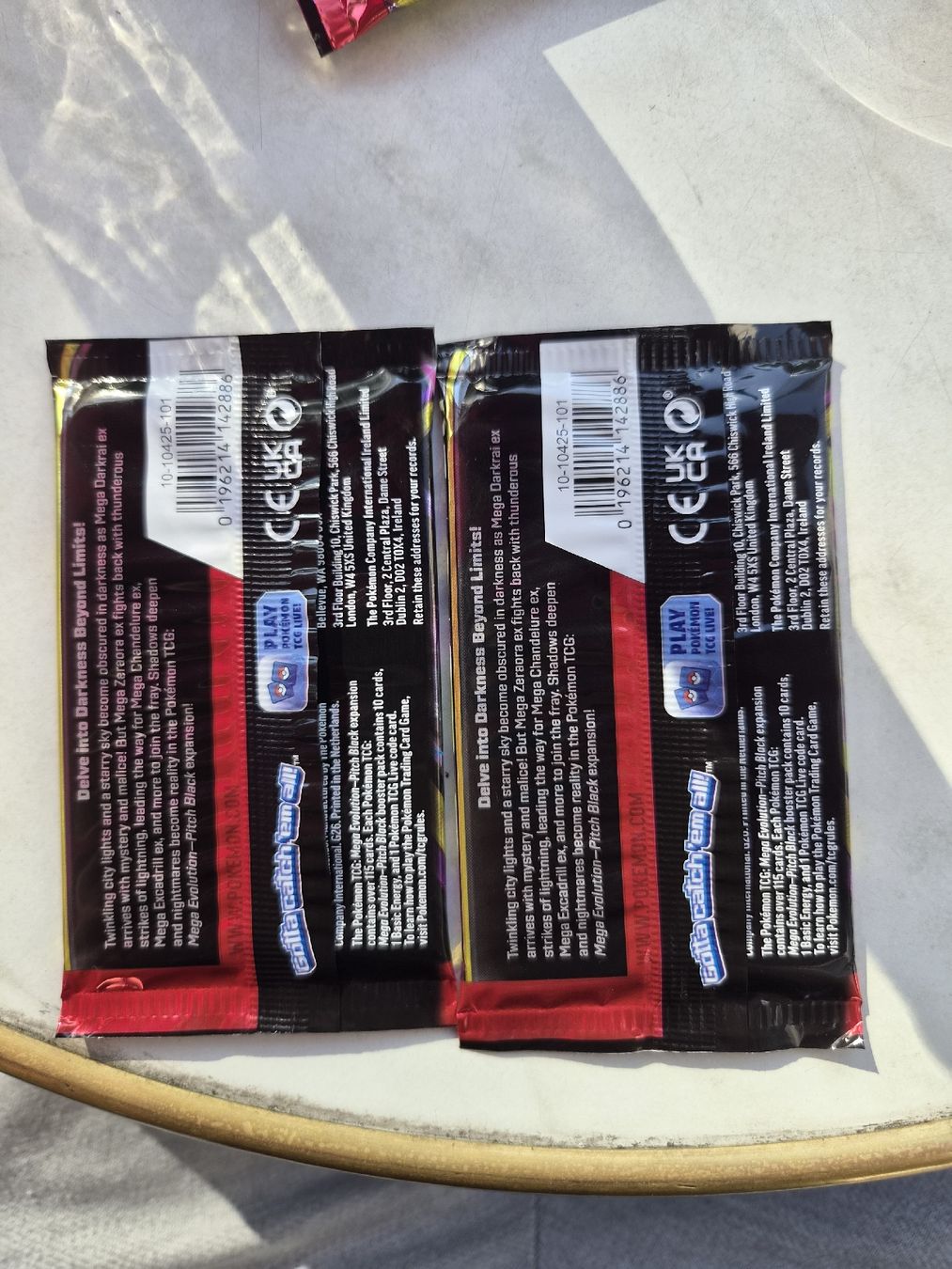 Pokémon Carte collezionabili: 2x Booster Pitch Black – Nuovo e nell'imballaggio originale da Les Acacias venduto da S.Vieira 1
