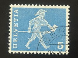 CH1960 5cts R avec num papier blanc oblitéré Berne Zu 355R