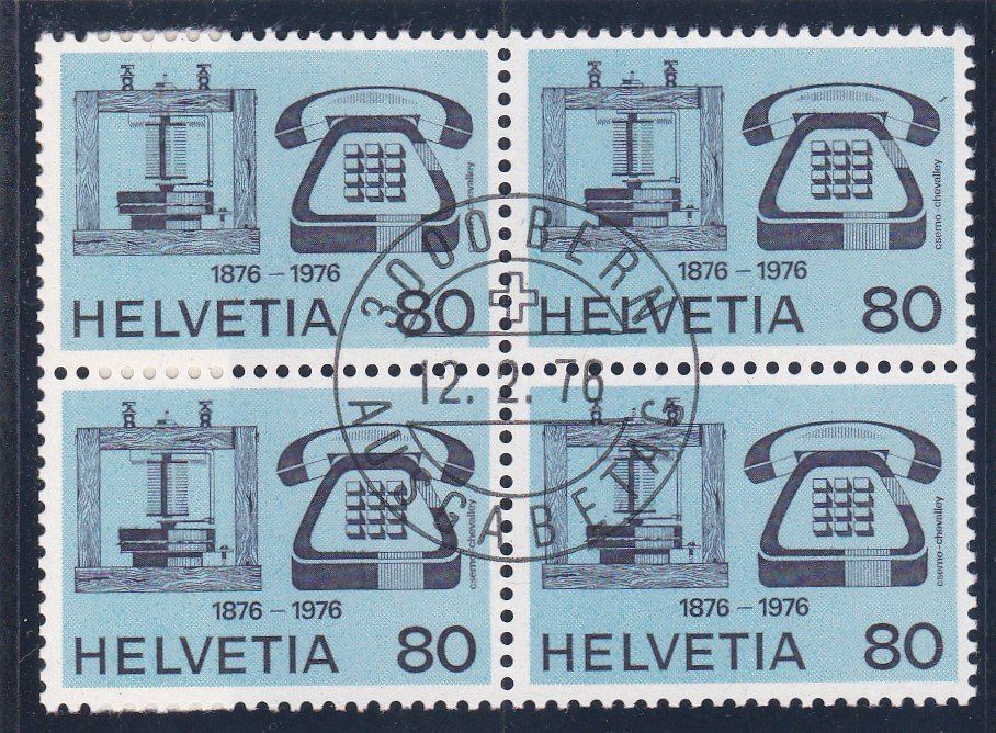 Tutti i francobolli: ET 4er Block Werbemarken 1976 – Nuovo (secondo la descrizione) da Schliern b. Köniz venduto da joni20 3