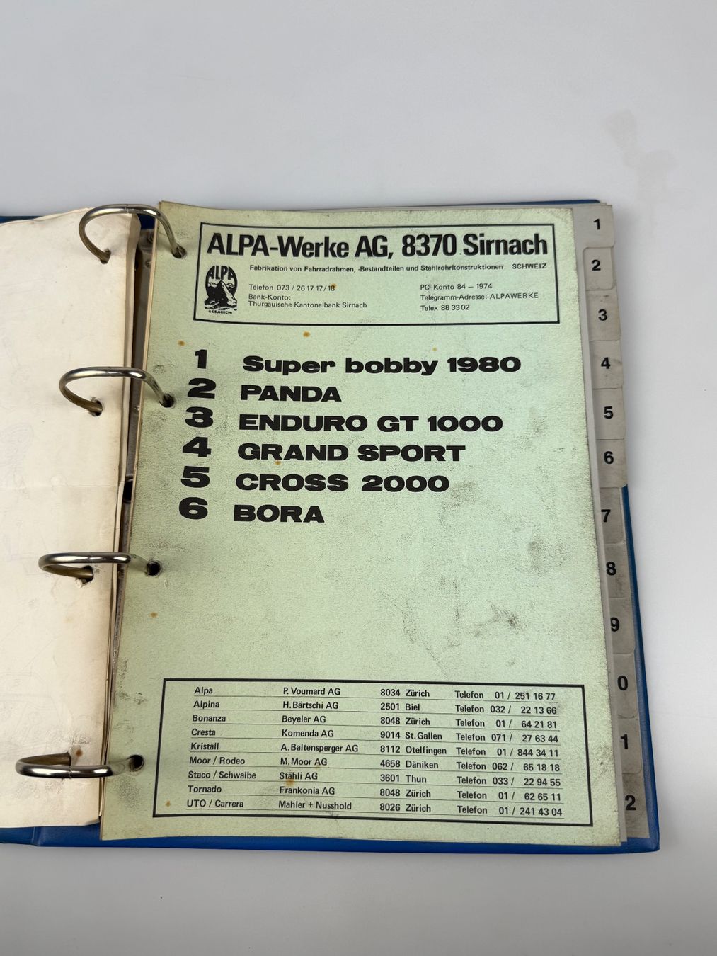 Alpa Ciclomotori: Alpa Ordner Original Mofa – Usato da Hallau venduto da mofaplus 2