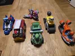 Paw Patrol Sammlung, 6 Fahrzeuge mit Licht & Sound!