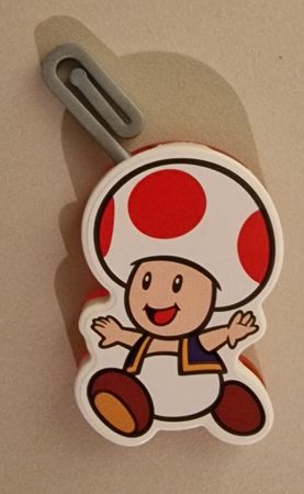 Kinder Joy Super Mario Toad Paperclip