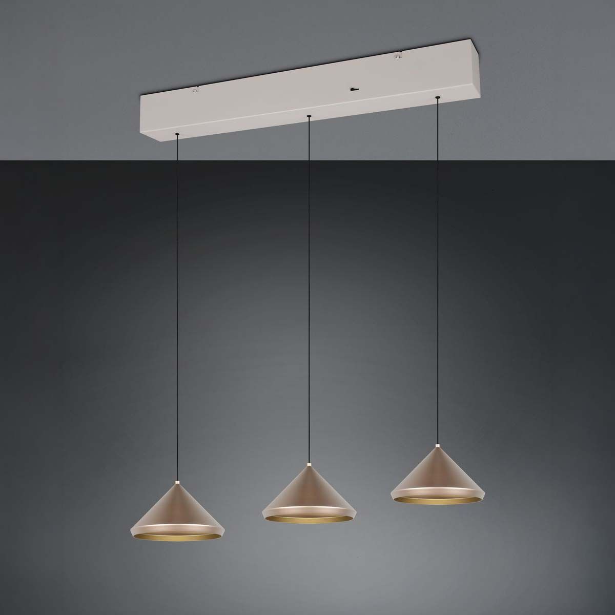 Lampadari & plafoniere: LED Pendelleuchte, Coffee, 70 cm x 18 cm – Nuovo (secondo la descrizione) da Kreuzlingen venduto da Smart-Light 1