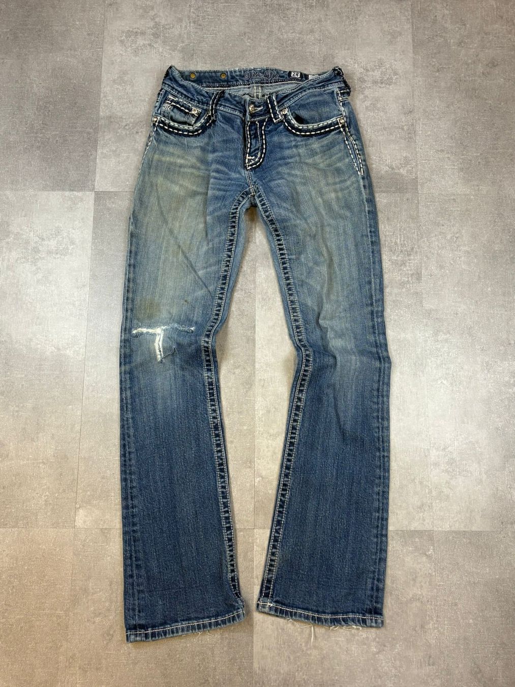 Jeans: Miss Me Bootcut Jeans - Grösse M/28 – Gebraucht aus Werdenberg von hase.vintage 2