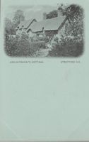 old UK Postcard STRATTFORD O/A ANN HATHAWAY'S COTTAGE B.&D.